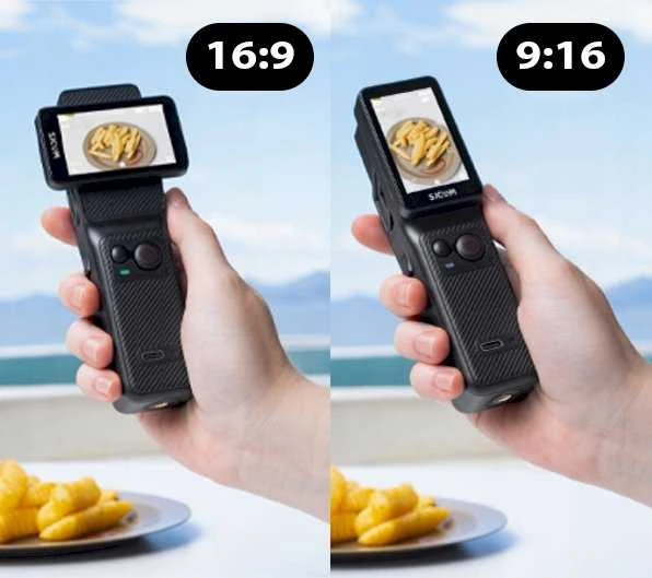 SJCAM kamera SJCAM C400 Juoda sporto kamera