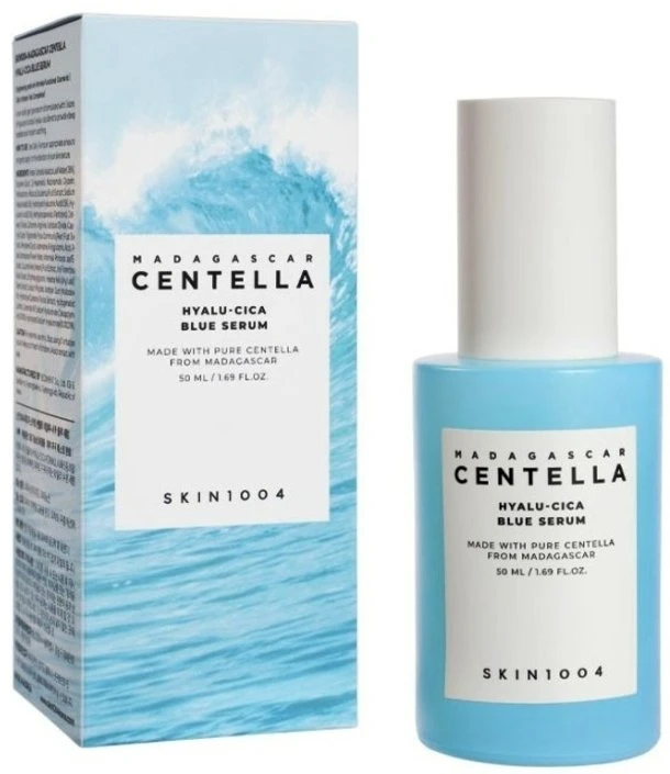 Skin1004 Madagascar Centella Hyalu-Cica Mėlyna Serum veido serumas, 50 ml