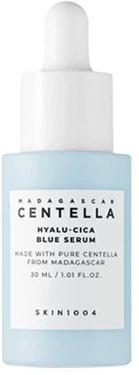 SKIN1004 Madagascar Centella Hyalu-Cica Blue Serum Veido serumas su hialuronu ir centele, 30 ml