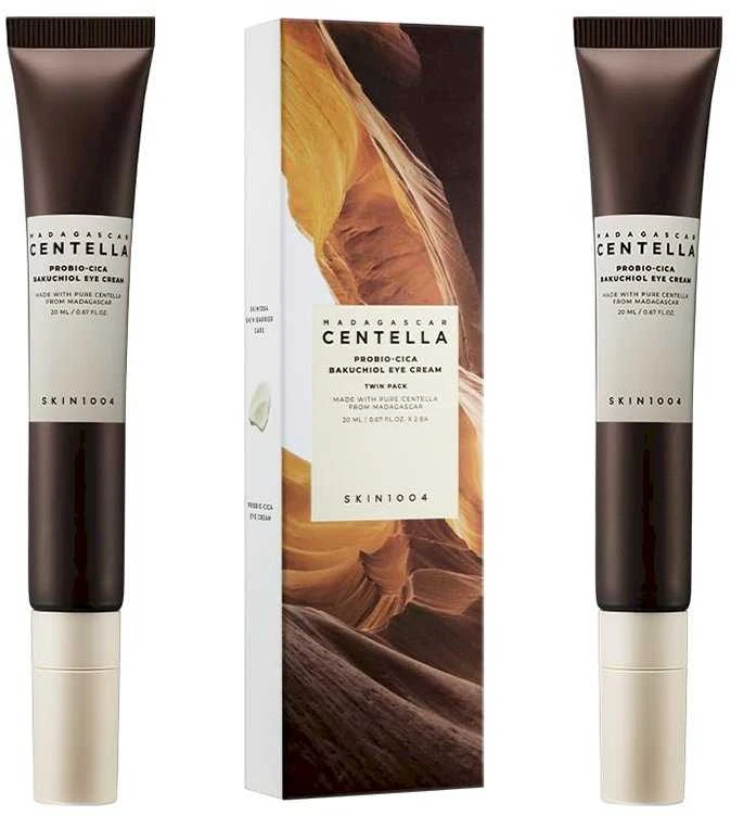 SKIN1004 Madagascar Centella Probio-Cica Bakuchiol Eye Cream Paakių kremas, 2x20 ml