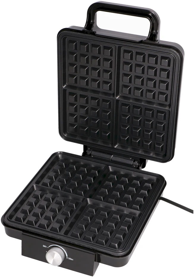 Extralink Home | Vaflinė | 2200W, Juoda, 4-komorowa