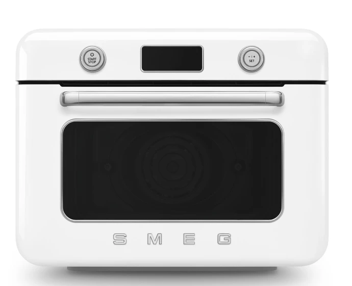 SMEG COF01WHEU balta kombinuota stalinė garinė orkaitė