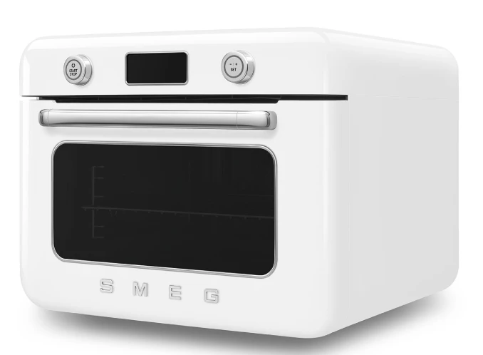 SMEG COF01WHEU balta kombinuota stalinė garinė orkaitė