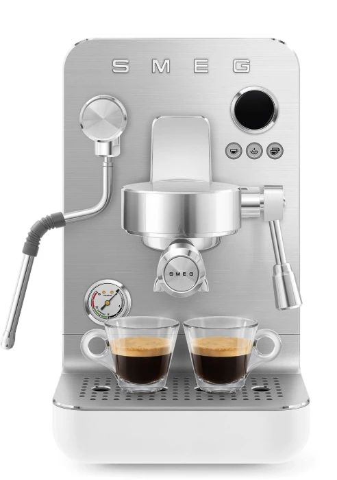 Kavos aparatas SMEG ESPRESSO COFFEE MACHINE COLLECTION Baltas EMC02WHMEU