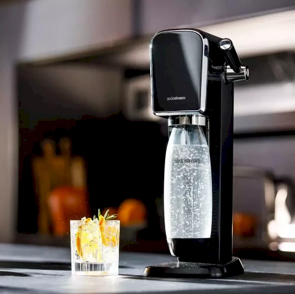Gazuotų gėrimų gaminimo aparatas SodaStream Art, Juodas
