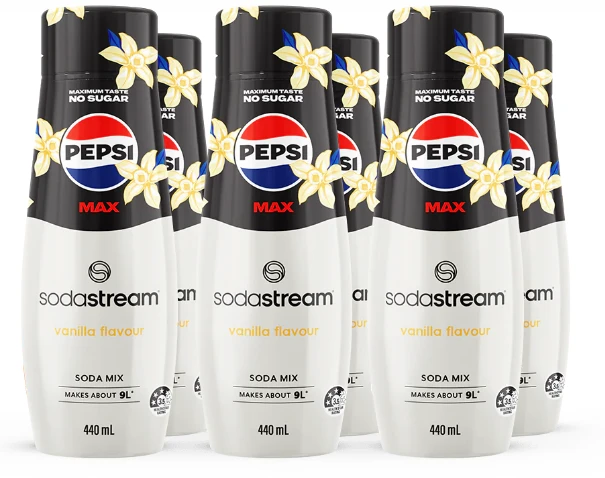 Pepsi Max Vanilla SodaStream sirupas, 440ml