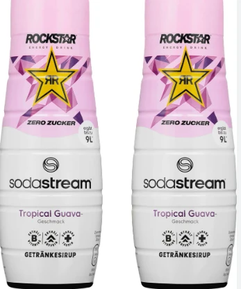 Rockstar Energy Guava Zero Sugar skonio SodaStream sirupas, 440ml