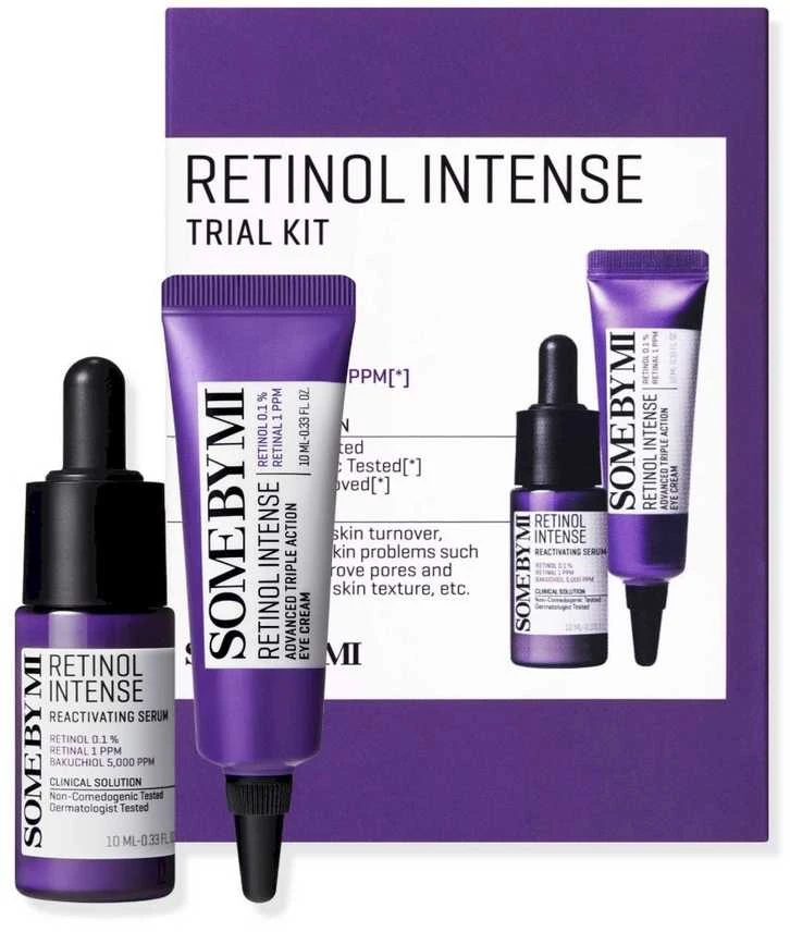 Kosmetikos rinkinys SOME BY MI RETINOL INTENSE TRIAL KIT [Serum 10ml, Paakių kremas 10ml]
