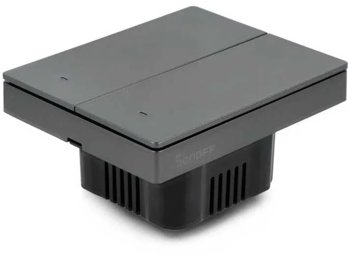 SONOFF M5 2 klavišų sieninis jungiklis 80mm pločio M5-2C-80