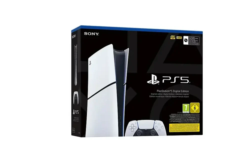 Konsolė Sony PlayStation 5 Digital Slim Edition 825 GB SSD Wi-Fi, Balta