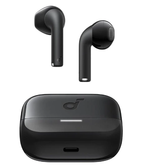 Juodos Anker Soundcore K20i ausinės su dėklu