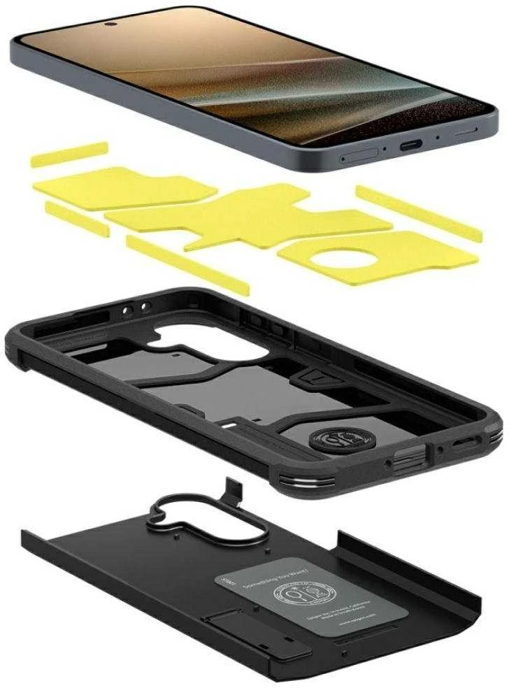 Dėklas Spigen Tough Armor Galaxy A36 5G juodas