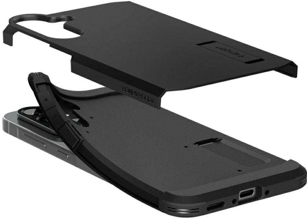 Dėklas Spigen Tough Armor Galaxy A56 5G juodas