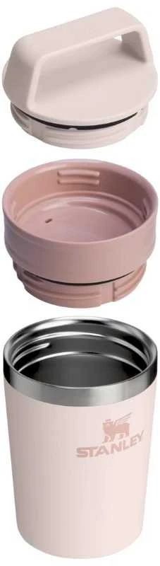 Stanley „Café-To-Go“ kelioninis termo puodelis, 0,23 l, rožinio kvarco spalvos