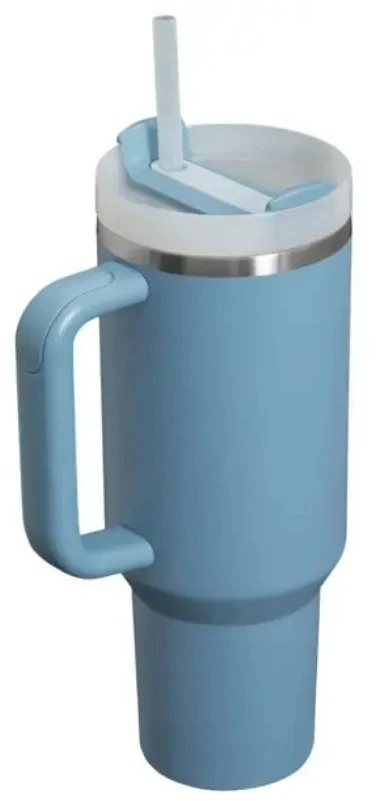 Stanley termosinis puodelis su šiaudeliu The Quencher H2.O FlowState Tumbler 1.18L mėlynas-violetinis
