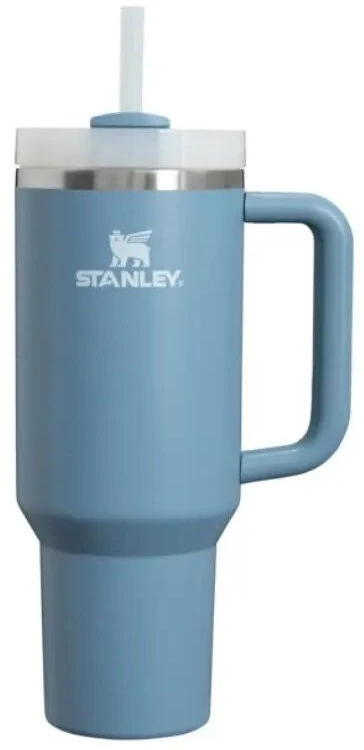 Stanley termosinis puodelis su šiaudeliu The Quencher H2.O FlowState Tumbler 1.18L mėlynas-violetinis