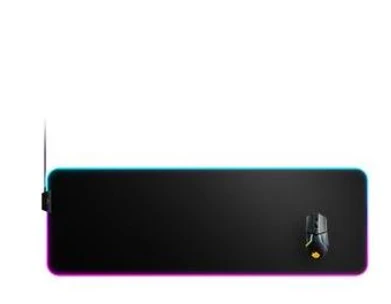 Medžiaginis pelės kilimėlis žaidimams SteelSeries QcK Prism Cloth RGB XL