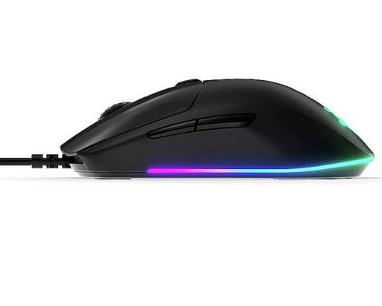 Žaidimų pelė SteelSeries su laidu Rival 3, Juodos spalvos