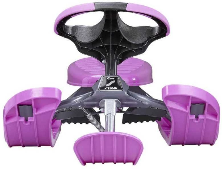 Rogutės Stiga SNOWRACER® Curve Gray Rožinė