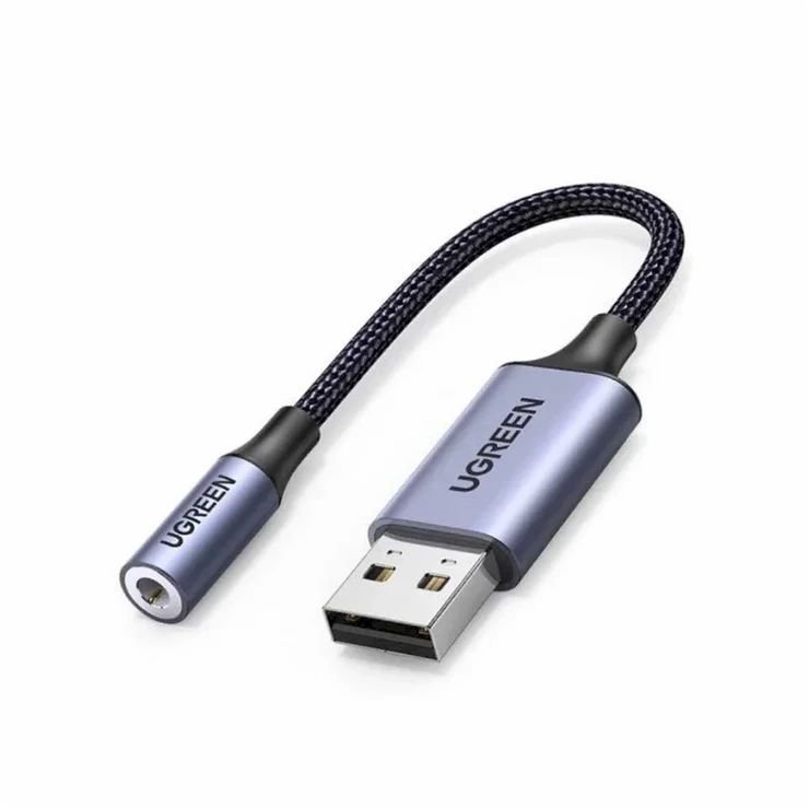 UGREEN CM477 garso adapteris USB - 3.5mm AUX