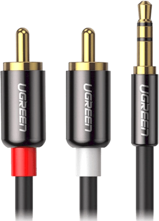 UGREEN AV102 kabelis 2x RCA (Cinch) - 3,5mm 2m