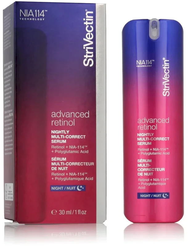 Strivectin Advanced Retinol Nightly Multi-Correct Serum naktinis serumas veidui su retinoliu, 30 ml