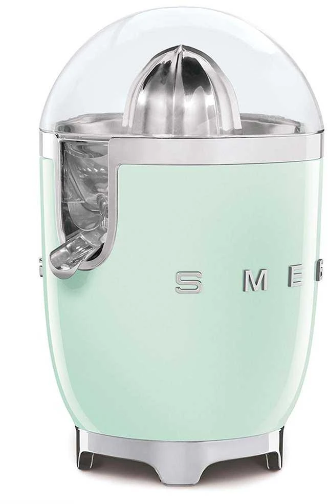 Smeg Citrusinių vaisių sulčiaspaudė CJF11PGEU, blizgi pastelinė žalia spalva