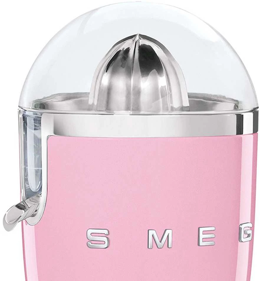 Smeg Citrusinių vaisių sulčiaspaudė CJF11PKEU, blizgi rožinė spalva