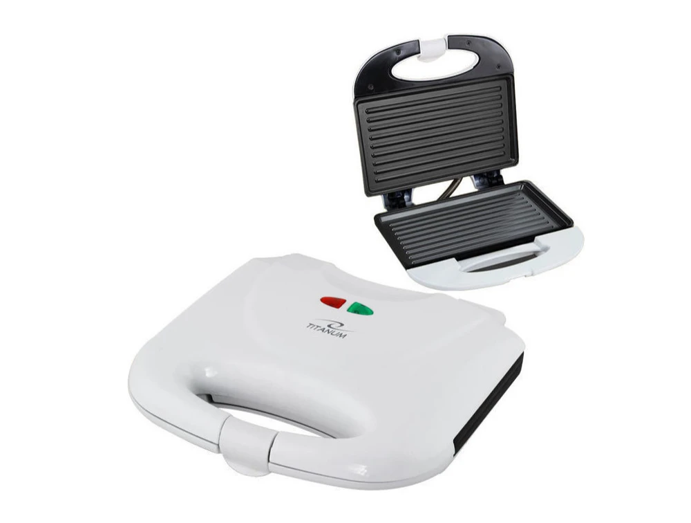 Sumuštinių keptuvas Titanum Toaster for sandwiches Esperanza Panini TKT004W (700W, baltos spalvos)