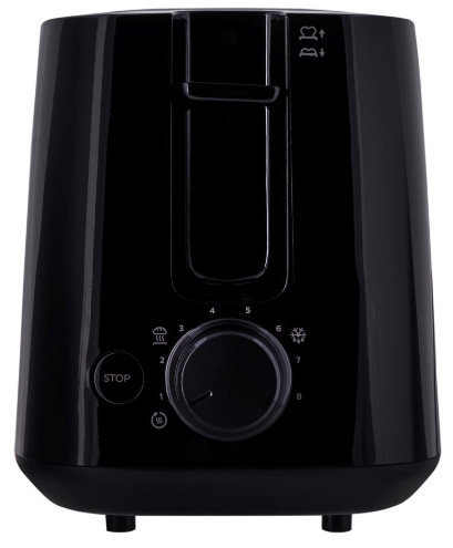 Philips Daily Collection HD2581/90 skrudintuvas 2 griežinėliai Juoda 830 W