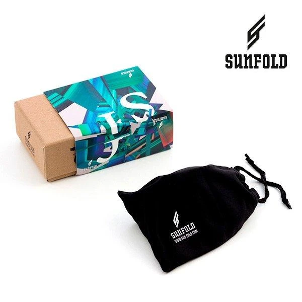 Sunfold AC4 akinių dėžutė ir firminis maišelis