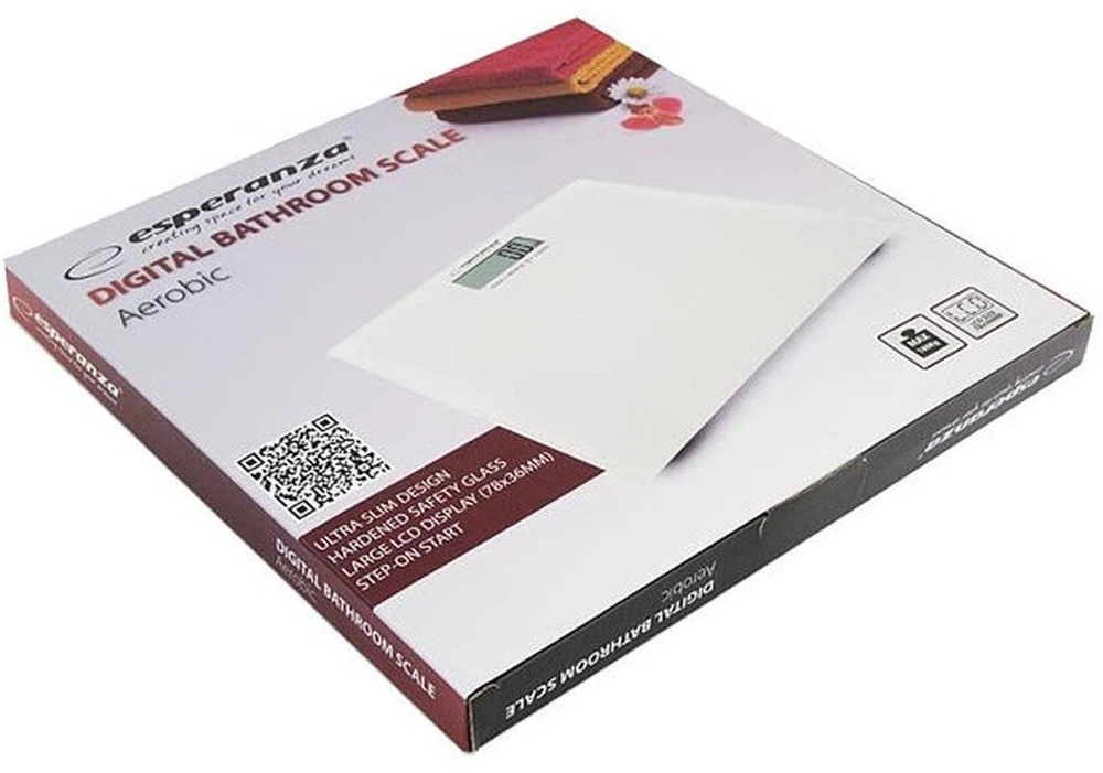 Virtuvinės svarstyklės Svarstyklės vonios kambariui Esperanza Aerobic EBS002W (baltos spalvos)