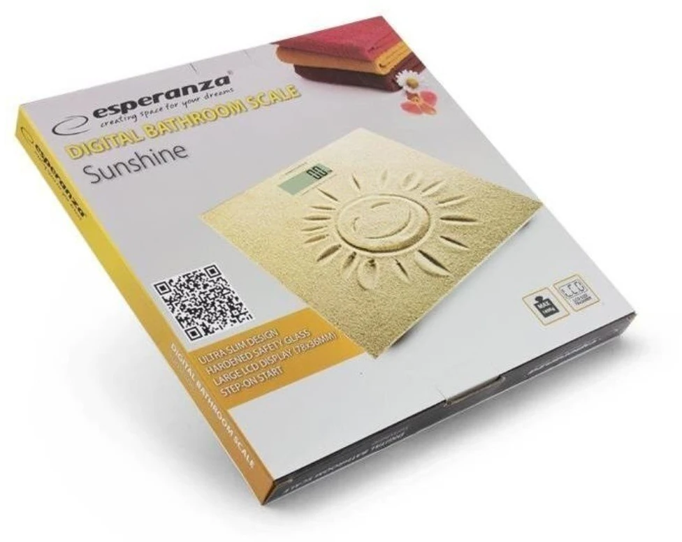 Svarstyklės vonios kambariui Esperanza Sunshine EBS006 (smėlio spalvos)