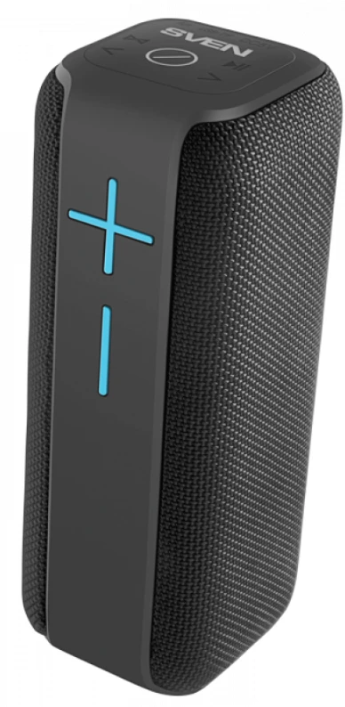 Speaker SVEN PS-205, juodas (12W, Atsparus vandeniui (IPx6), TWS, Bluetooth, FM, USB, Micro SD, 1500mA*h); SV-019761