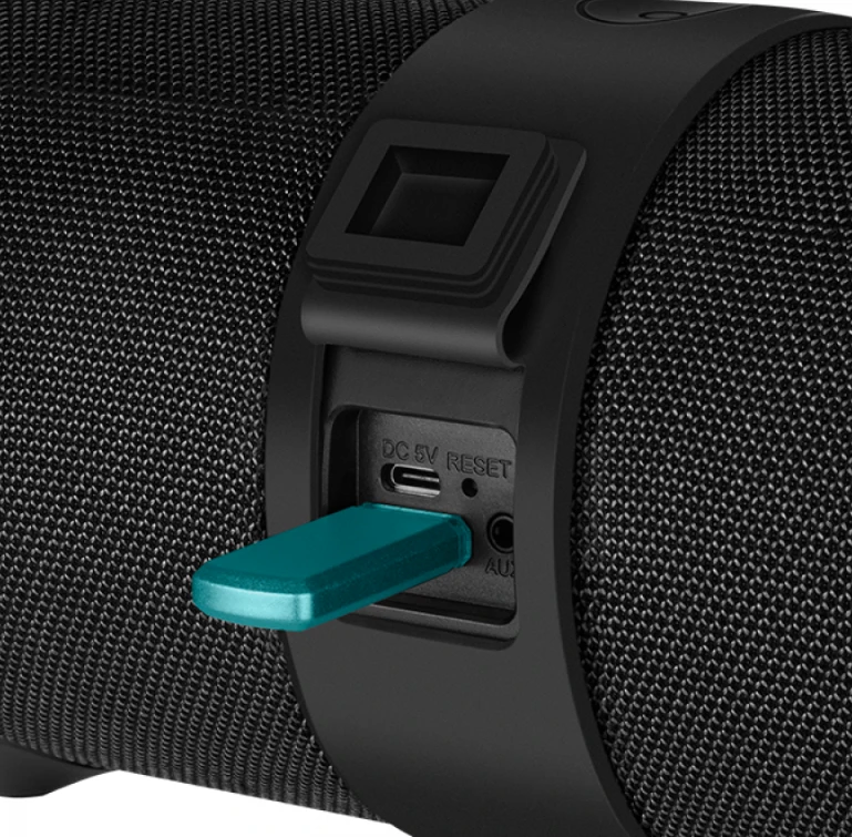 Speaker SVEN PS-340, juodas (24W, Atsparus vandeniui (IPx6), TWS, Bluetooth, FM, USB, 3600mA*h)