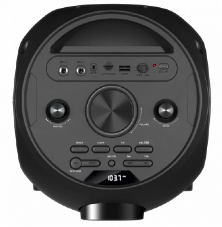 Garsiakalbis SVEN PS-720, juodas (80W, TWS, Bluetooth, FM, USB, Micro SD, LED ekranas, 4400mA*h)