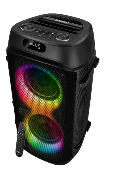 SVEN PS-850 (100 W, TWS, Bluetooth, FM, USB, Micro SD, LED ekranas, 8000 mAh)