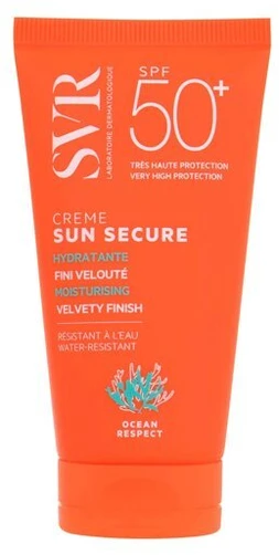 Svr Sun Secure drėkinamasis veido kremas saugantis nuo saulės Spf50+ 50ml