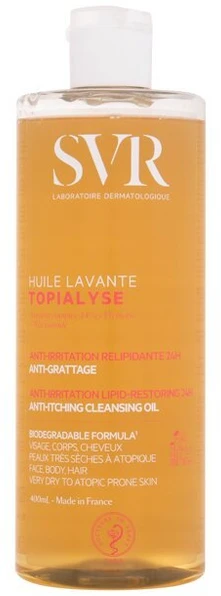 SVR Topialyse Anti-Iching Valomasis Aliejus, 400 ml