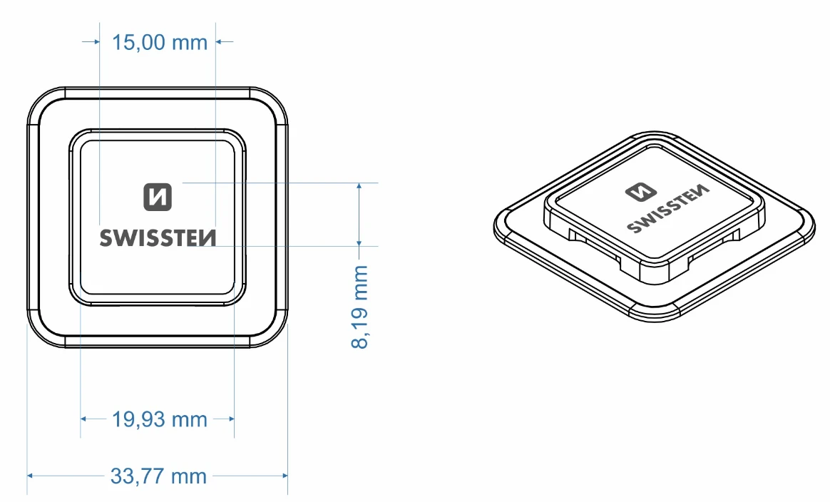 „Swissten Adapters“ lengvam užrakinimui
