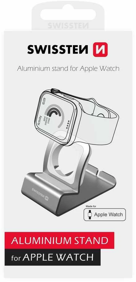 Swissten aliuminio stovas, skirtas Apple Watch