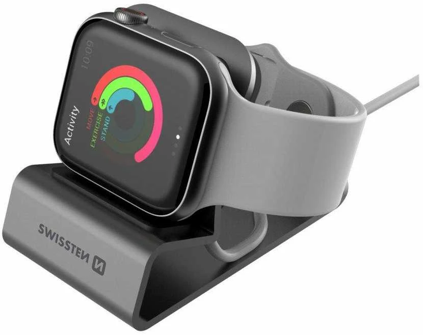 Swissten aliuminio stovas, skirtas Apple Watch