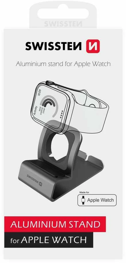 Swissten aliuminio stovas, skirtas Apple Watch