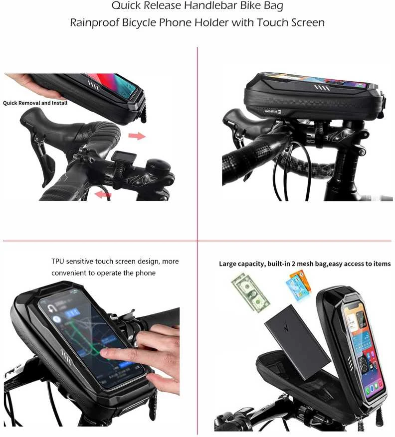 Swissten Atsparus vandeniui Bike Holder 4
