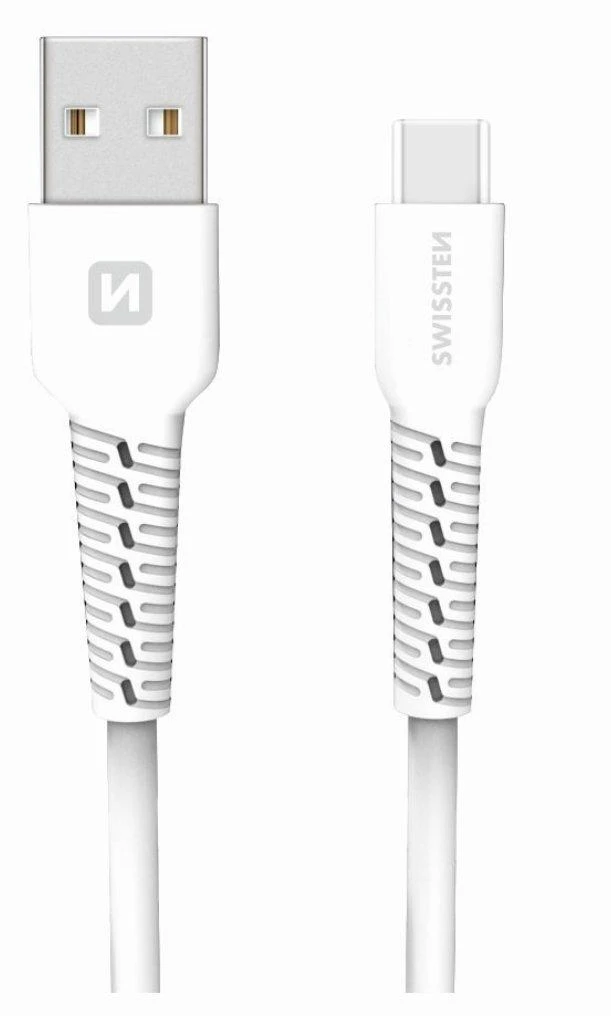 Swissten USB - USB-C 1.0m balta