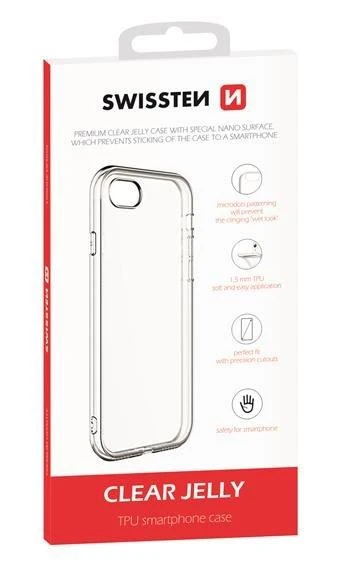 Swissten Clear Jelly Back Case 1,5 mm Silikoninis dėklas Apple iPhone XR Transparent