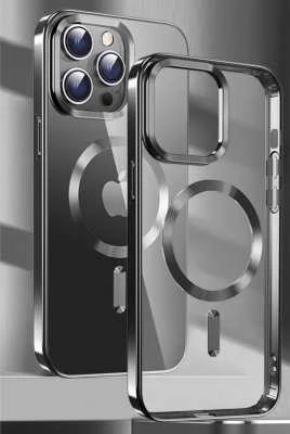 Swissten Clear Jelly Magstick metalinis dėklas, skirtas Samsung Galaxy S25 Ultra 5G