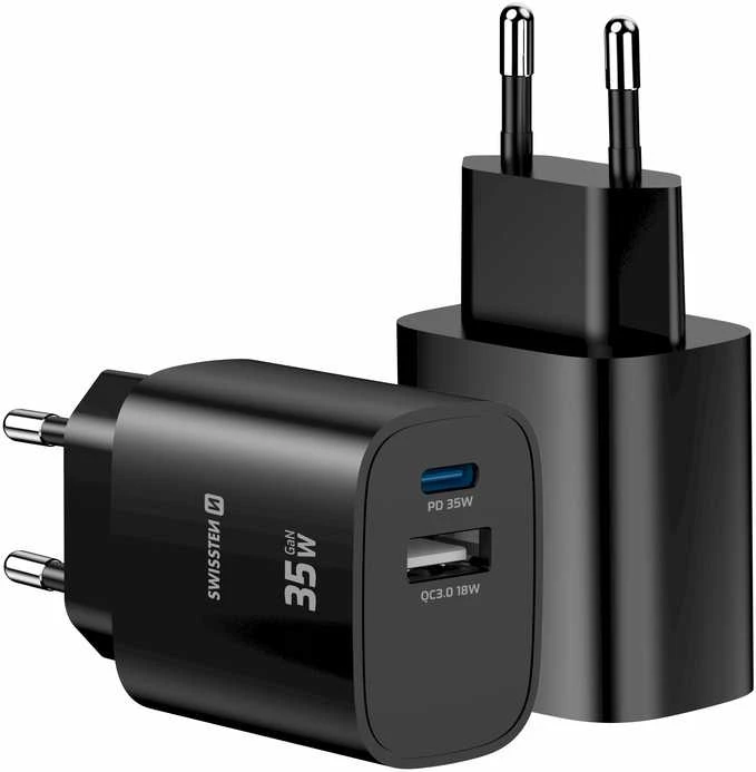Įkroviklis Swissten Edge Travel PD + QC 1 1 (22071716)