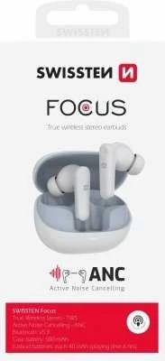Ausinės SWISSTEN FOCUS baltas