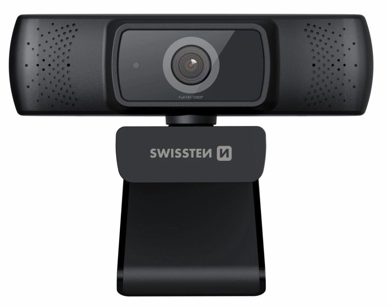 Swissten Full HD žiniatinklio kamera su mikrofonu / Auto Focus USB 2.0 Juodas